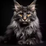 chat croisé maine coon
