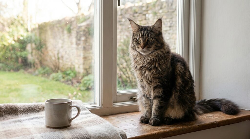 chat maine coon - Image de couverture