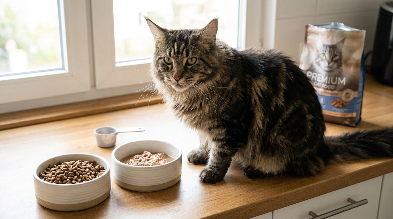combien mange un maine coon par jour - Image de couverture