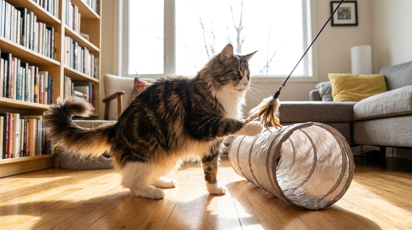 jouet pour maine coon - Image de couverture