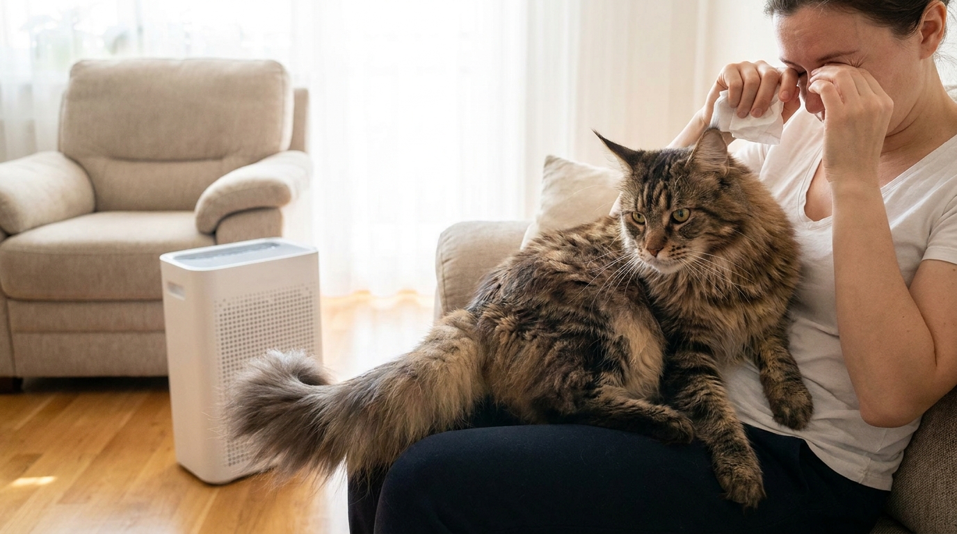 maine coon allergie - Image de couverture