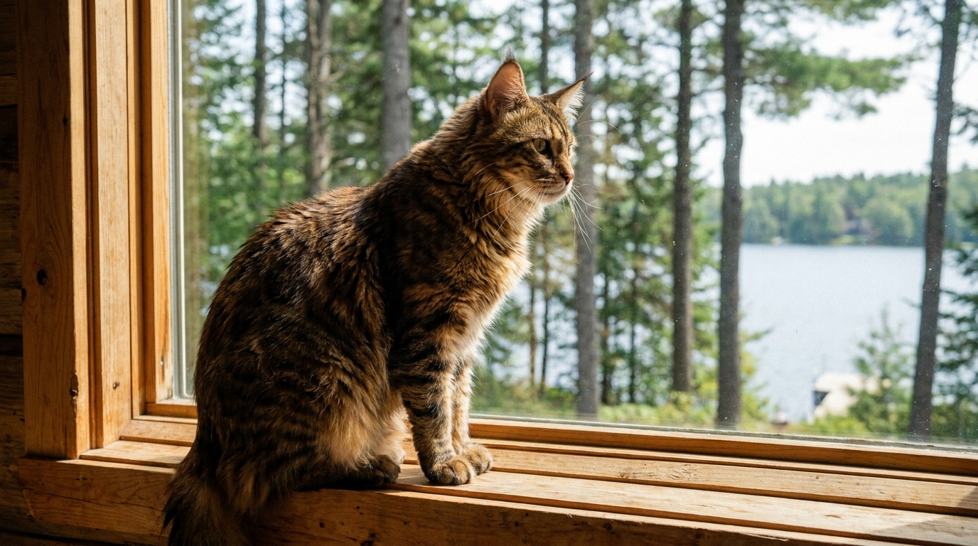 maine coon croisé bengal - Image de couverture