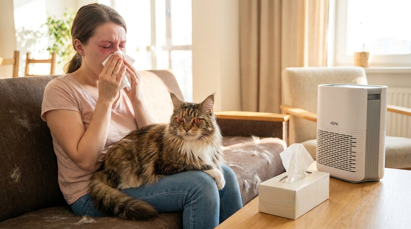 maine coon allergie en situation réelle